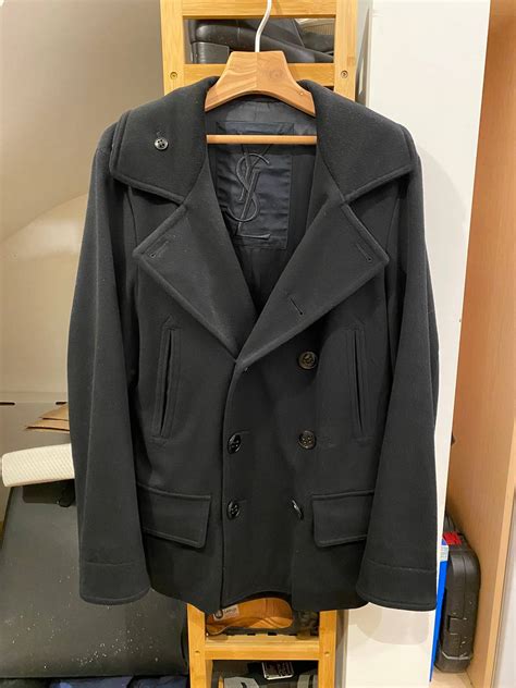 ysl pea coats.